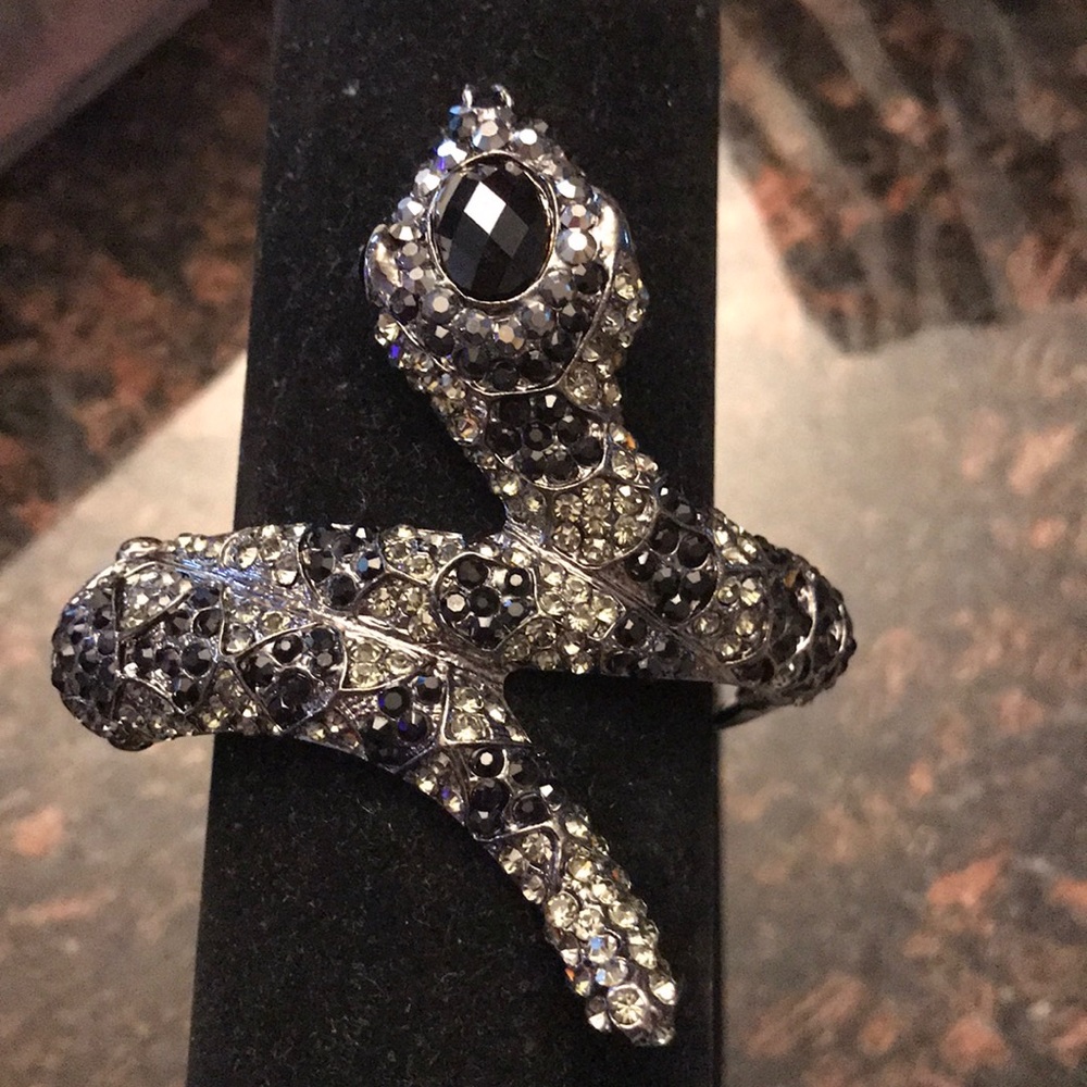 Snake bangle cuff bracelet